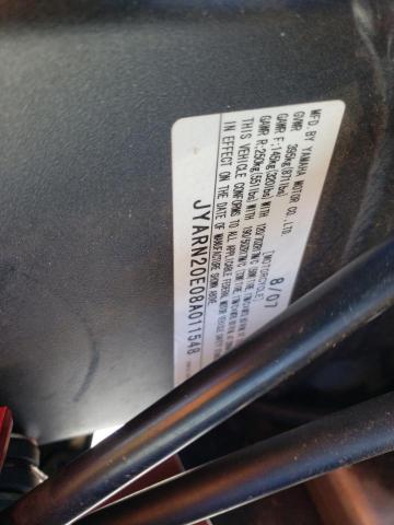 2008 YAMAHA YZFR1 JYARN20E08A011548