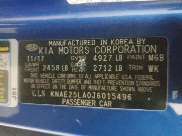 2018 KIA STINGER PR KNAE25LA0J6015496