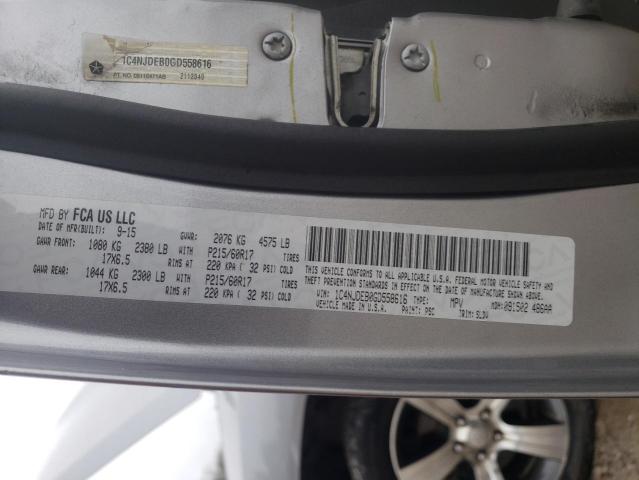 2016 JEEP COMPASS LA 1C4NJDEB0GD558616