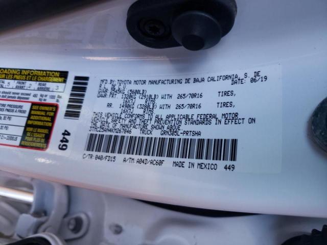 3TMCZ5AN4KM267846 Toyota Tacoma Dou 2019. Фото: 9