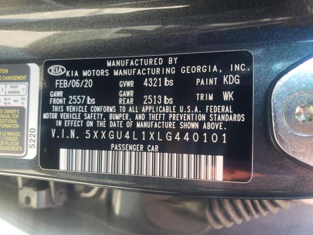 2020 KIA OPTIMA EX - 5XXGU4L1XLG440101