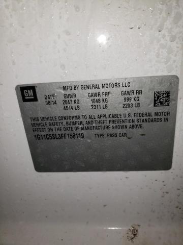 2015 CHEVROLET MALIBU 1LT 1G11C5SL3FF158119