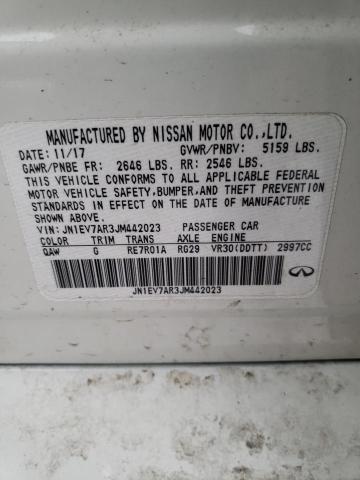 2018 INFINITI Q50 LUXE JN1EV7AR3JM442023