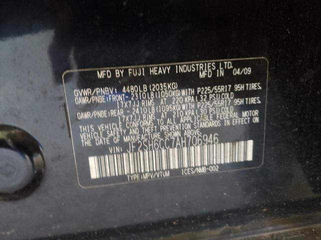 JF2SH6CC7AH706946 Subaru Forester 2 2010. Фото: 9