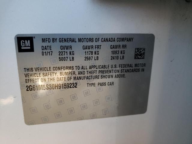 2017 CADILLAC XTS LUXURY 2G61M5S30H9159232