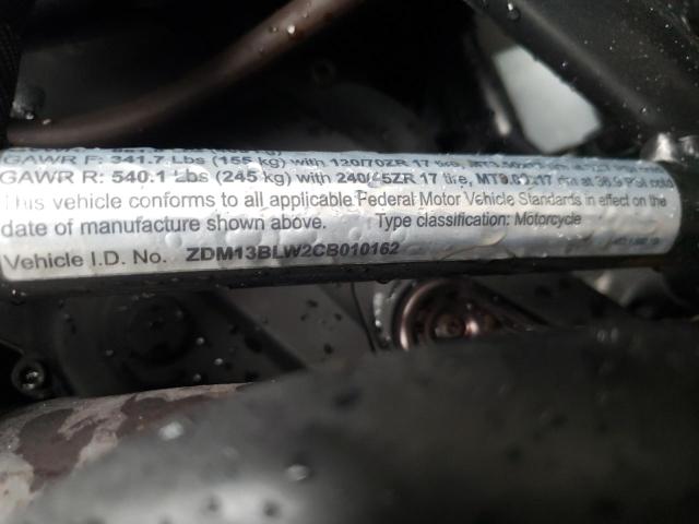 2012 DUCATI DIAVEL ZDM13BLW2CB010162
