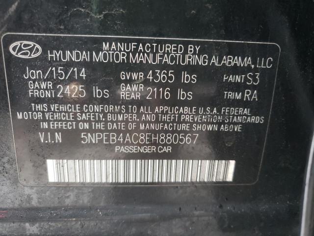 2022 HYUNDAI SONATA GLS 5NPEB4AC8EH880567