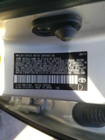 2017 TOYOTA MIRAI JTDBVRBD4HA003228