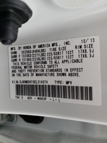 2014 HONDA CRV - 5J6RM3H70EL014074