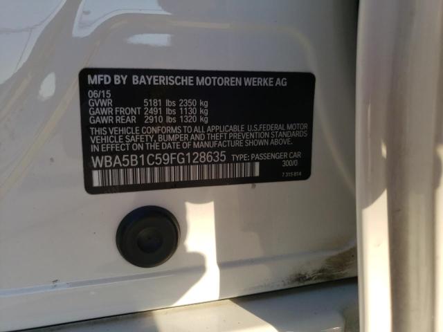 2015 BMW 535 I WBA5B1C59FG128635
