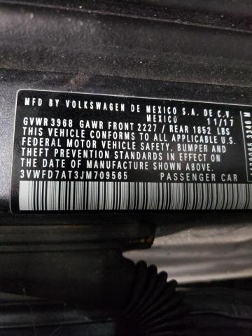 2018 VOLKSWAGEN BEETLE S 3VWFD7AT3JM709565