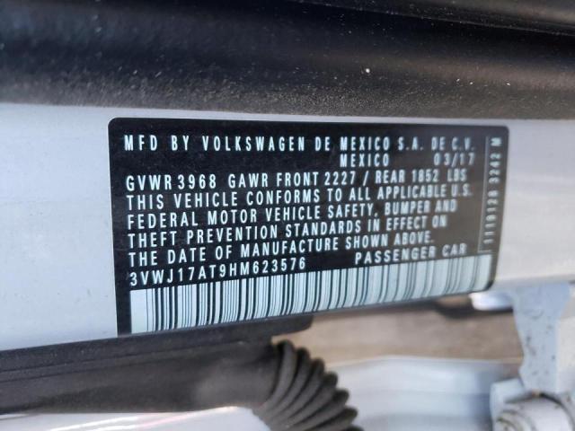 2017 VOLKSWAGEN BEETLE SE 3VWJ17AT9HM623576