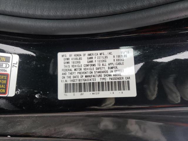 2016 HONDA ACCORD LX- 1HGCT1B37GA004733