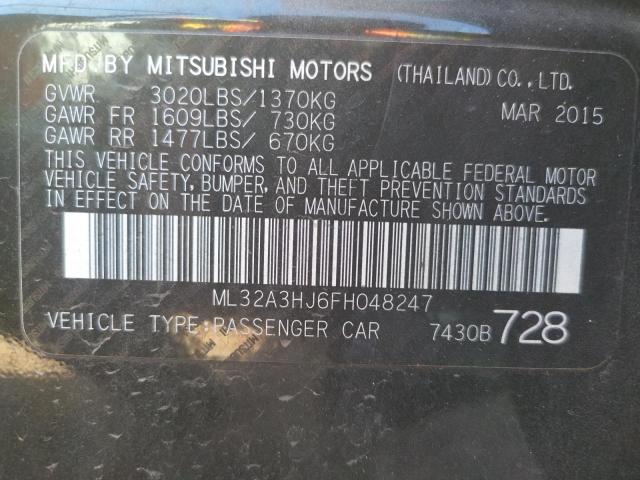 2015 MITSUBISHI MIRAGE DE ML32A3HJ6FH048247
