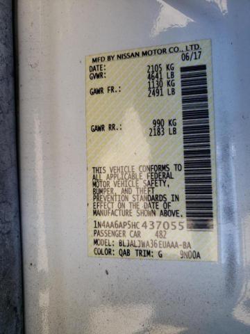 2017 NISSAN MAXIMA 3.5 1N4AA6AP5HC437055