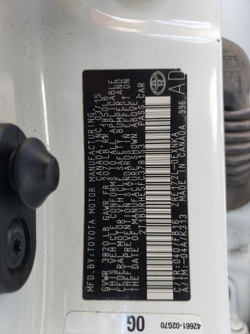 2T1BURHE5FC378153 Toyota Corolla L 2015. Фото: 9