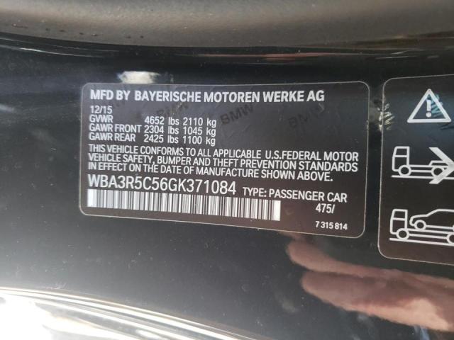 2016 BMW 435 XI WBA3R5C56GK371084