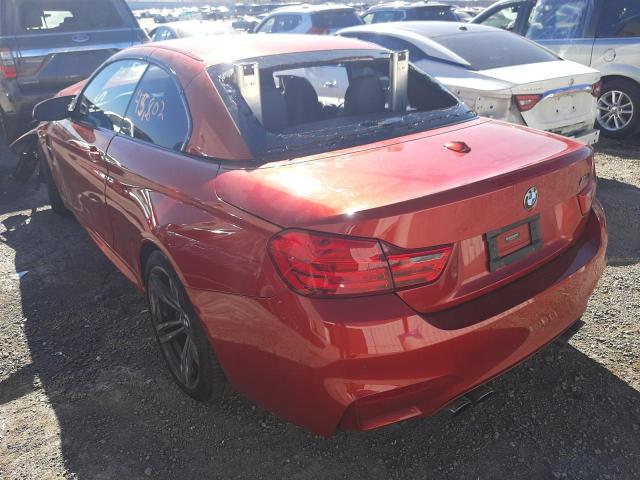 2016 BMW M4 WBS3U9C59GP968749