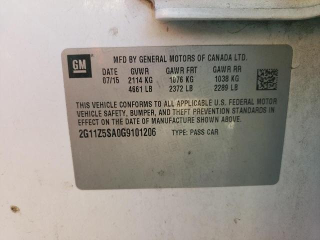 2016 CHEVROLET IMPALA LS 2G11Z5SA0G9101206