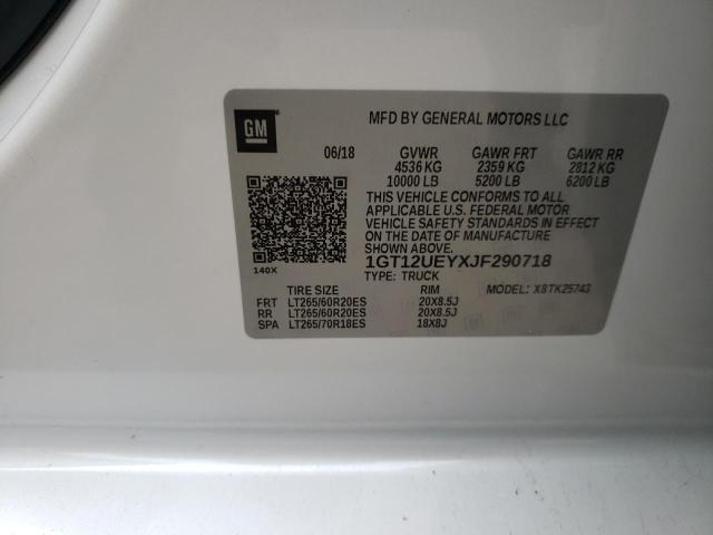 2018 GMC SIERRA K25 1GT12UEYXJF290718