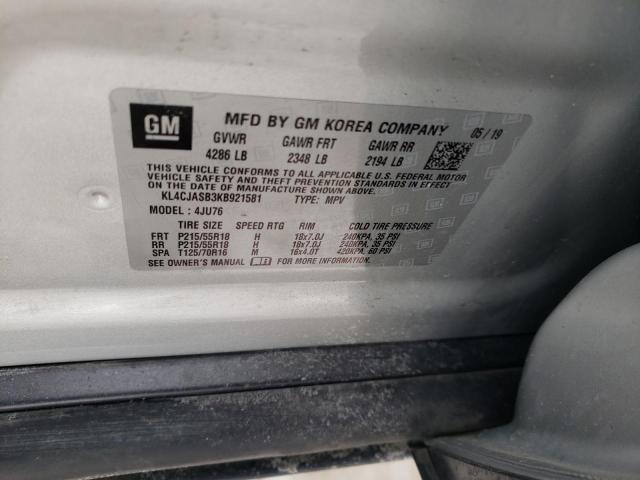 2019 BUICK ENCORE PRE KL4CJASB3KB921581