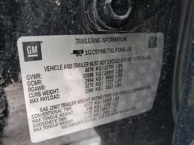 2020 CHEVROLET SILVERADO 1GC5YNE7XLF264118