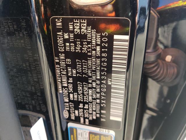 2018 KIA SORENTO LX - 5XYPGDA35JG381205