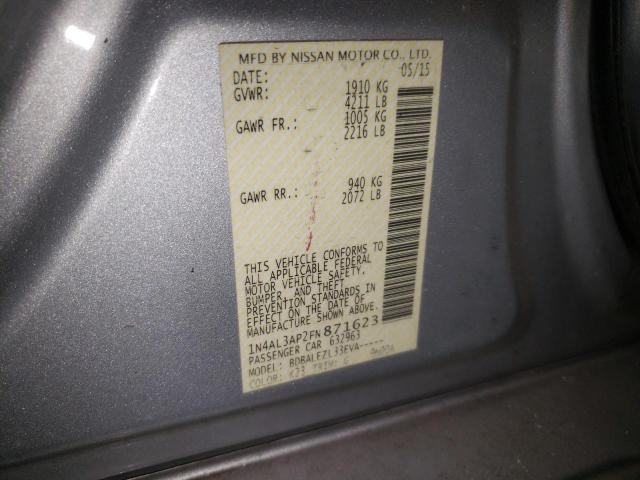 2015 NISSAN ALTIMA 2.5 - 1N4AL3AP2FN871623