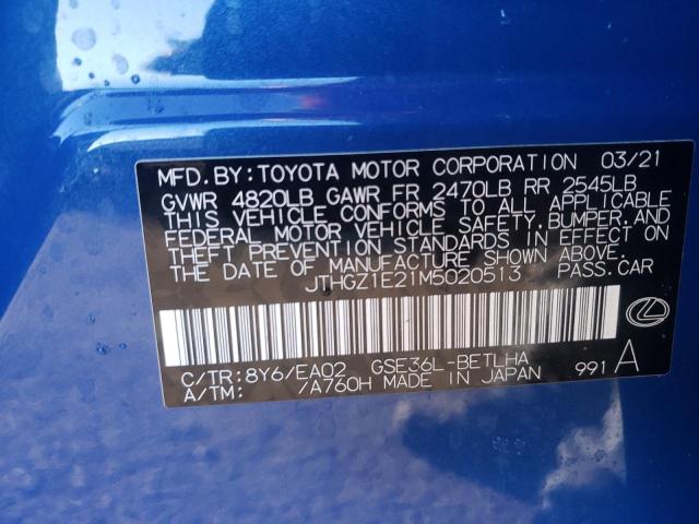 2021 LEXUS IS 350 F-S JTHGZ1E21M5020513