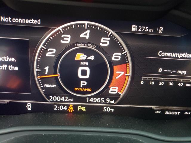 2019 AUDI S4 PRESTIG WAUC4AF42KA115064