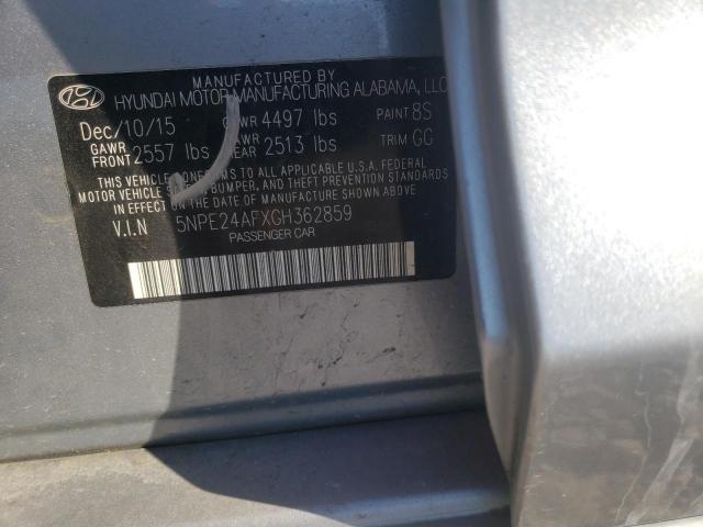 2016 HYUNDAI SONATA - 5NPE24AFXGH362859