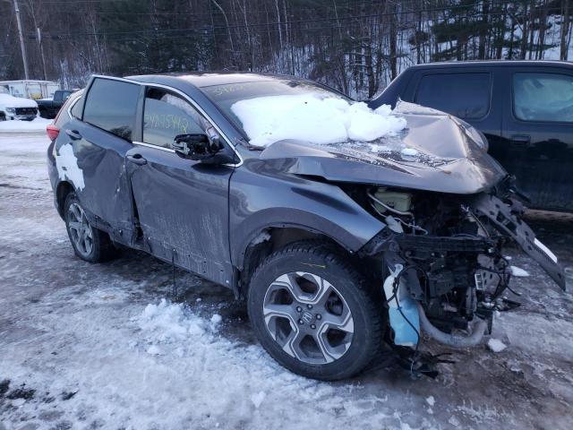 Salvage cars for sale from Copart Warren, MA: 2017 Honda CR-V EXL