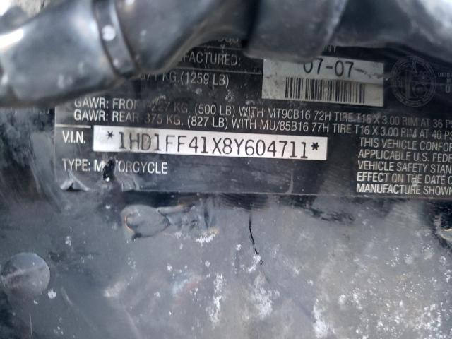 2008 HARLEY-DAVIDSON FLHT CLASS 1HD1FF41X8Y604711