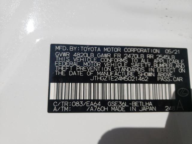2021 LEXUS IS 350 F-S JTHGZ1E24M5021462