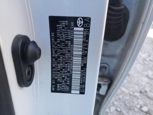 2016 TOYOTA COROLLA L 5YFBURHE8GP440940