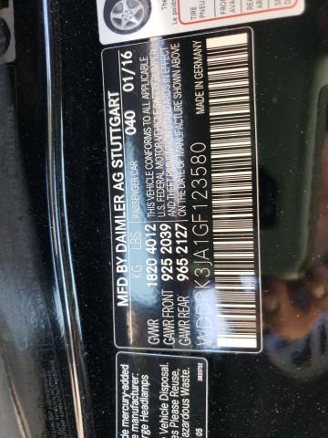 2016 MERCEDES-BENZ SLK 300 WDDPK3JA1GF123580