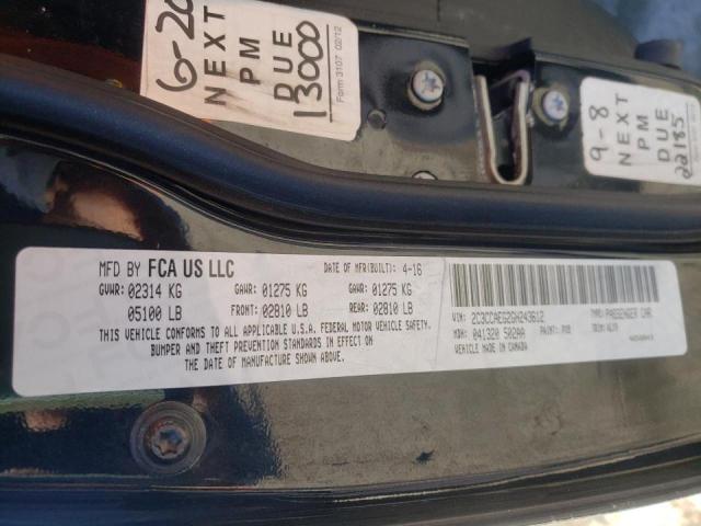 2016 CHRYSLER 300C 2C3CCAEG2GH243612