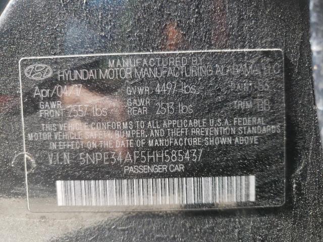 5NPE34AF5HH585437 Hyundai Sonata Spo 2017. Фото: 9