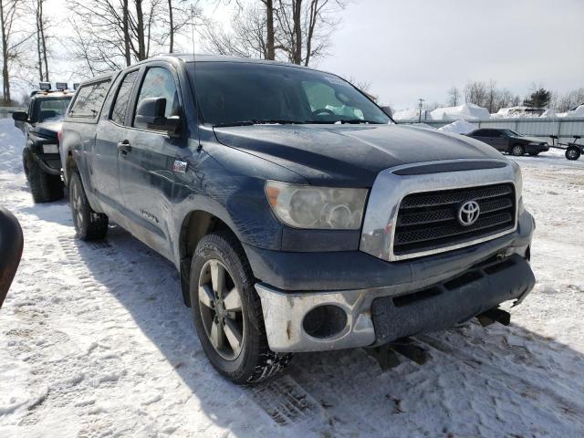 Salvage cars for sale from Copart Central Square, NY: 2007 Toyota Tundra DOU