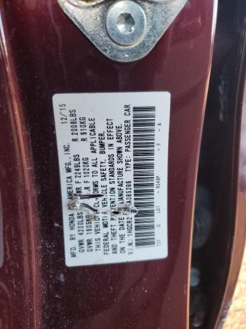 2016 HONDA ACCORD LX 1HGCR2F36GA085206