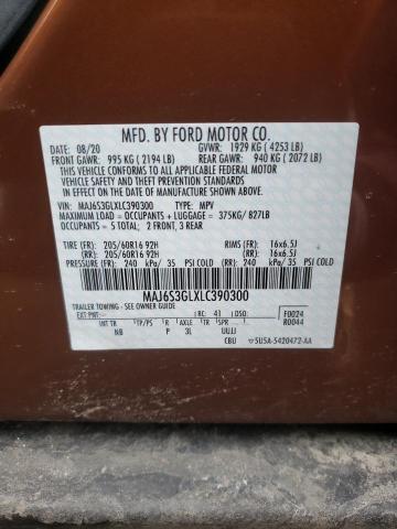 2020 FORD ECOSPORT S MAJ6S3GLXLC390300