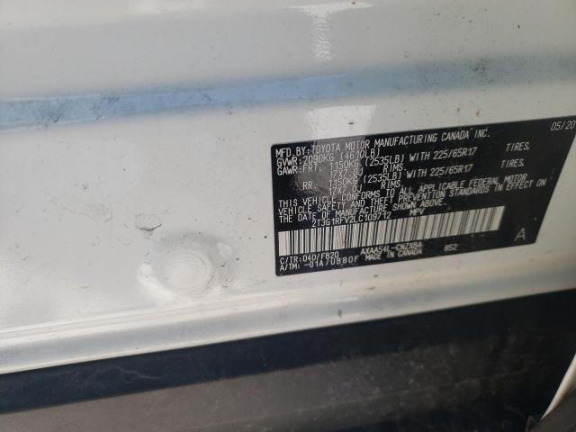 2020 TOYOTA RAV4 LE 2T3G1RFV2LC109712