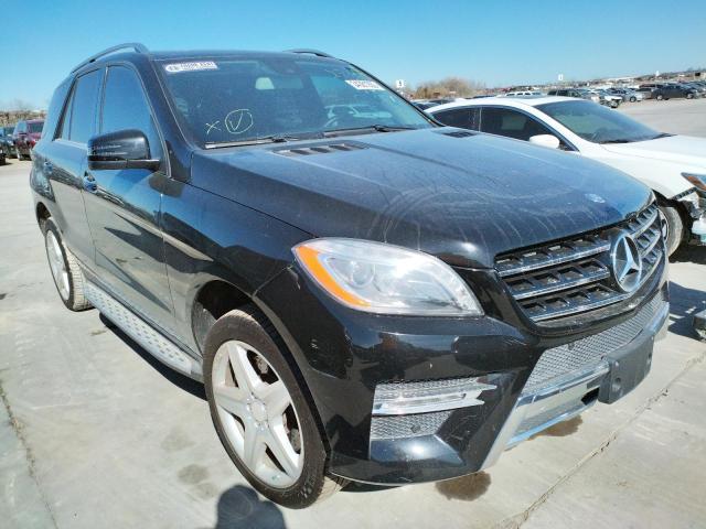 Salvage cars for sale from Copart Grand Prairie, TX: 2014 Mercedes-Benz ML 550 4matic