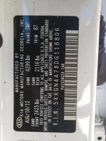 2013 KIA OPTIMA EX - 5XXGN4A78DG118806