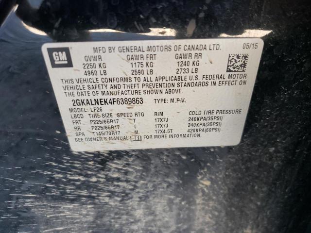 2015 GMC TERRAIN SL 2GKALNEK4F6389863