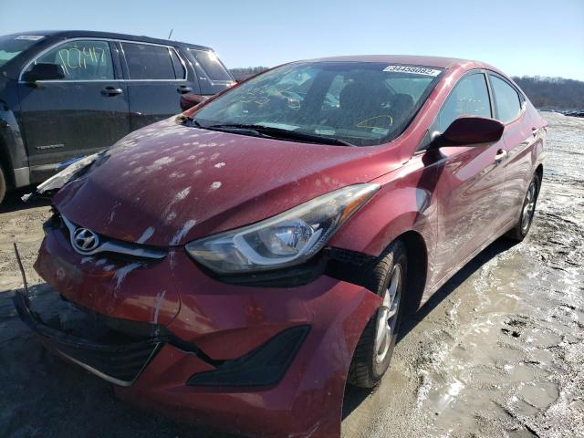 5NPDH4AE8EH481590 | 2014 HYUNDAI ELANTRA SE