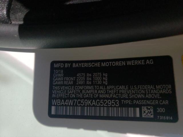 2019 BMW 440I WBA4W7C59KAG52953
