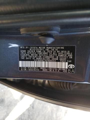 2019 TOYOTA COROLLA L 5YFBURHE7KP899353