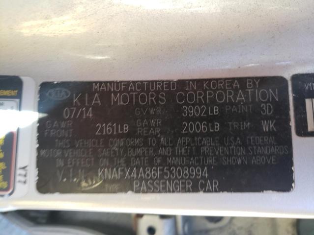 KNAFX4A86F5308994 Kia Forte Ex 2015. Фото: 9