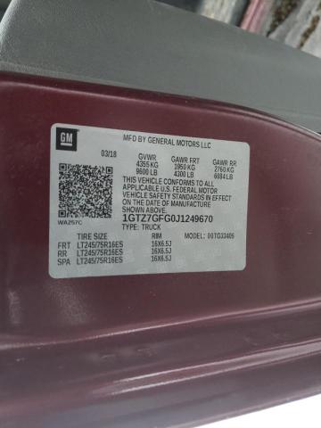 2018 GMC SAVANA G35 1GTZ7GFG0J1249670